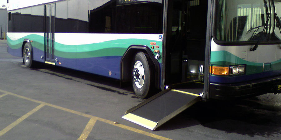 All COAST vehicles are handicap accessible like this one